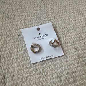 Kate Spade Gold and Silver Hoop Earrings